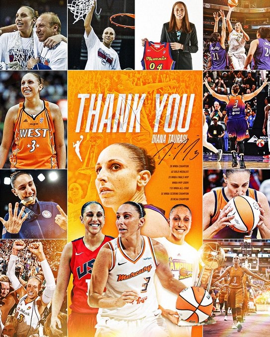  傳奇落幕！WNBA巨星陶樂西宣布退役 結(jié)束20年職業(yè)生涯