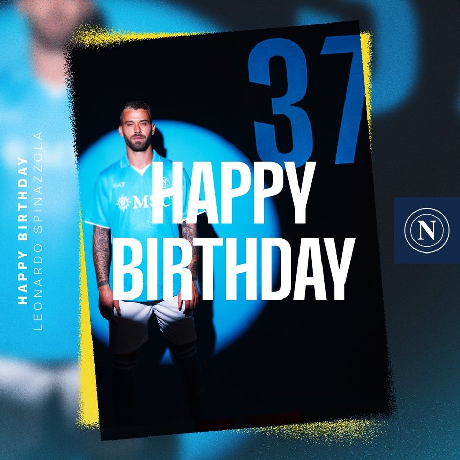  生日快樂！那不勒斯官方發(fā)文慶祝斯皮納佐拉32歲生日