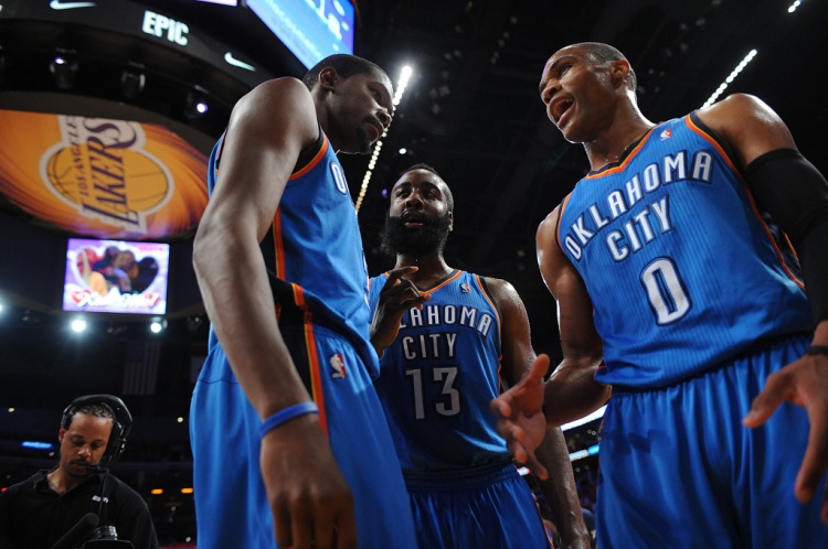  雷霆三少得分全部進(jìn)入歷史前20！他們是NBA歷史最大的如果嗎？
